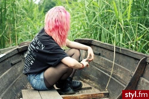 Kolorowe Punk Rock Alternatywne Średnie Fryzury