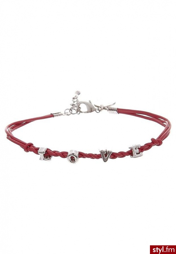 Lua LOVE Bransoletka pink Love Silber - Bransoletki Biżuteria Moda