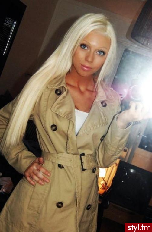 Blond Rozpuszczone Proste Na co dzień Długie Fryzury