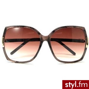 62 Snake Print Metal Temple Sunglasses - Monsoon - Polyvore. Pobrano ze strony: http://www.polyvore.com/62_snake_print_metal_temple/thing?id=16209300 - Nakrycia głowy Dodatki Moda