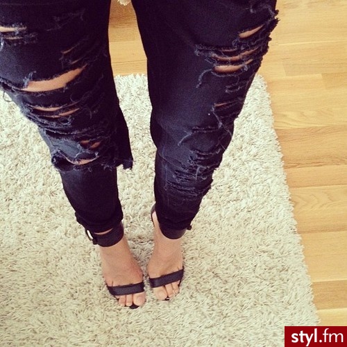 Jeansy Spodnie Moda