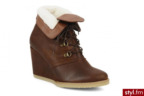 Emma Go PÓŁBUTY I BOTKI KEEN BY EMMA GO (Brązowy) - Botki Buty Moda