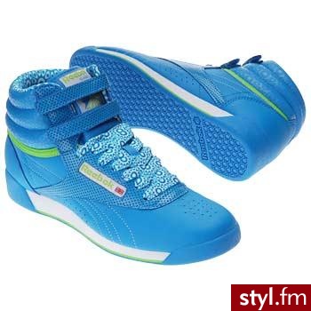 reebok freestyle hi geo flora - Pozostałe Buty Moda