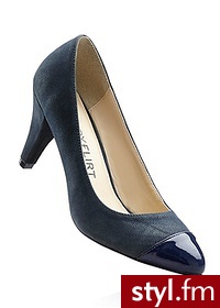 Bonprix Czółenka ciemnoniebieski 973529_22162 - Czółenka Buty Moda