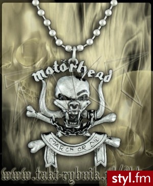 Wisiorek MOTORHEAD "March Or Die" D0C4-562DC - Wisiorki Biżuteria Moda