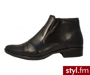 Pan Kozaki Pan Czarny - Kozaki Buty Moda