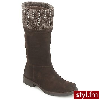 Janet Sport BUTY DRIADE PLUT Brown - Kozaki Buty Moda