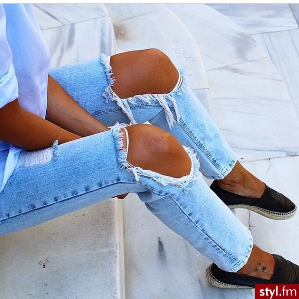 Jeansy Spodnie Moda