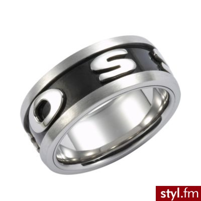 BIŻUTERIA MĘSKA FOSSIL - SYGNET JF83566040 Rozmiar 19 - Pierścionki Biżuteria Moda