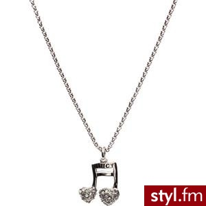 Juicy Couture Encrusted Music Note Necklace - Polyvore. Pobrano ze strony: http://www.polyvore.com/juicy_couture_encrusted_music_note/thing?id=14973840 - Pozostałe Dodatki Moda