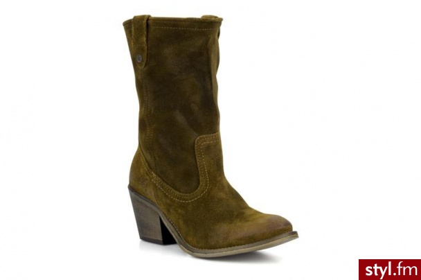 IKKS PÓŁBUTY I BOTKI GABRIELLA BY (BRĄZOWY) (Brązowy) - Botki Buty Moda