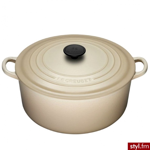Le Creuset Garnek 28 cm 6,7 l beż 25001286802461 - Pozostałe Biżuteria Moda