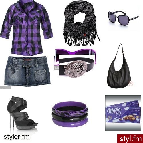 torchę fioletu - Styler