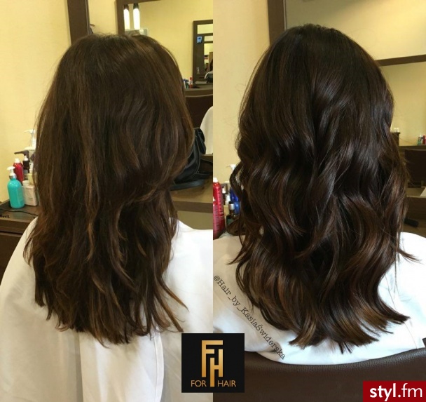 http://forhairsobieski.pl/ SOMBRE OLAPLEX WARSZAWA DOBRY FRYZJER - Brązowe Rozpuszczone Kręcone Na co dzień Długie Fryzury