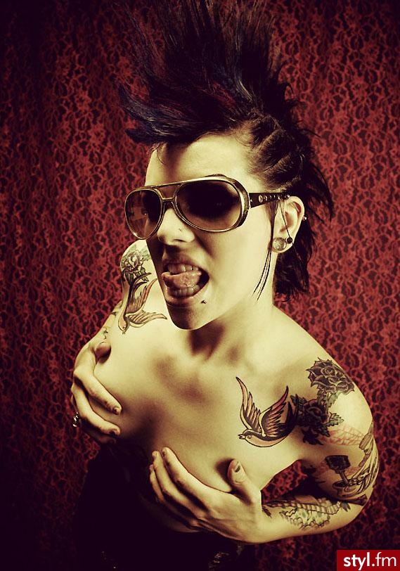 Punk Rock Alternatywne Średnie Fryzury