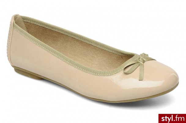 JANA BALERINKI Beżowy - Balerinki Buty Moda