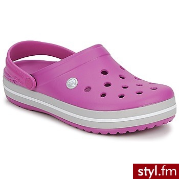 Crocs Chodaki CROCBAND VIOLA / SzARY - Pozostałe Buty Moda