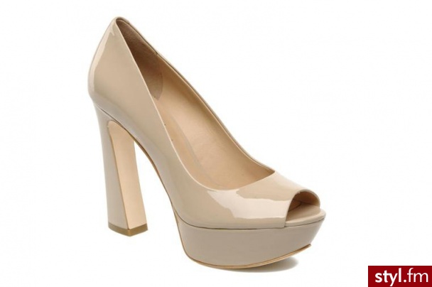 Guess by marciano CZÓŁENKA PASSY BY GUESS BY MARCIANO (Beżowy) - Czółenka Buty Moda