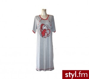 Sovie Koszula nocna ciążowa do karmienia S (2135) - Tuniki Ciuchy Moda
