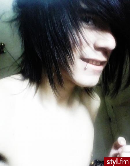 EMO Alternatywne Średnie Fryzury