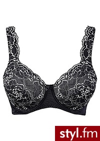 Bonprix Biustonosz czarno-biały 928079_633 - Biustonosze Bielizna Moda