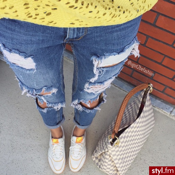 Jeansy Spodnie Moda