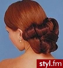 fryzura na studniówke. Fryzury ślubne, wieczorowe. fryzura na studniówke - Internetowy Katalog Fryzur IKF.com.pl, propozycje fryzur na każdą okazję np. fryzury do twarzy - Ślubne Średnie Fryzury