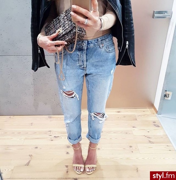 Jeansy Spodnie Moda