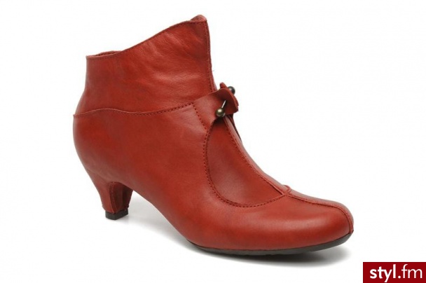 Sergio Tomani Półbuty i botki Helia 2807 (Czerwony) - Botki Buty Moda