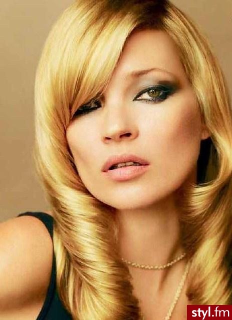 Blond Rozpuszczone Proste Wieczorowe Długie Fryzury