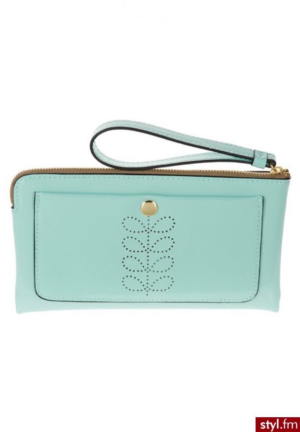 Orla Kiely Portfel zielony 13SB-PAT155 - Portfele i etui Dodatki Moda