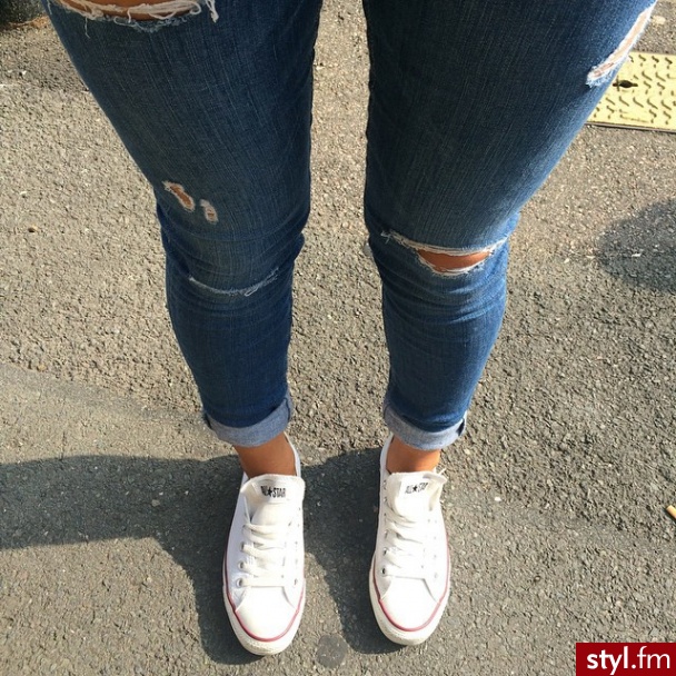 Jeansy Spodnie Moda
