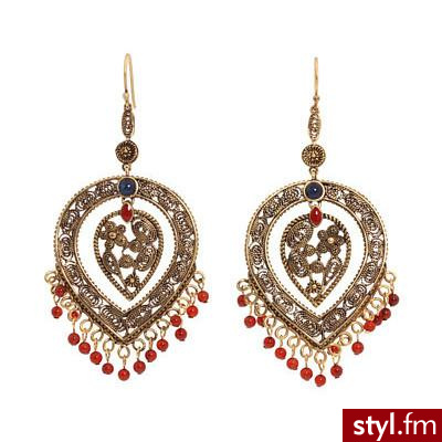 Lucky Brand - Coachella Valley Drama Teardrop Orbital Earrin... - Polyvore. Pobrano ze strony: http://www.polyvore.com/cgi/thing?id=21577617 - Pozostałe Dodatki Moda