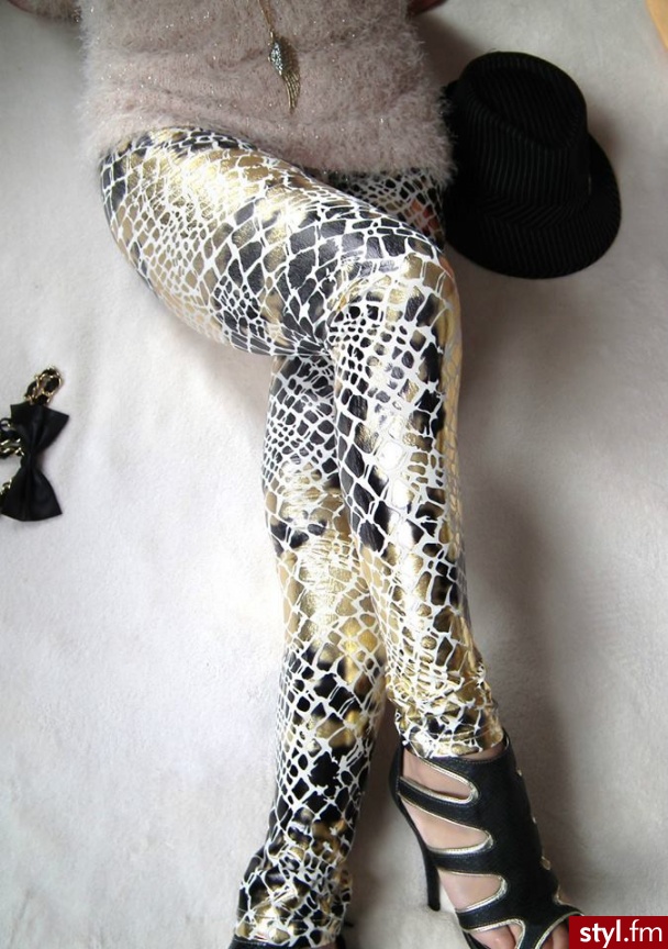 Leginsy Spodnie Moda