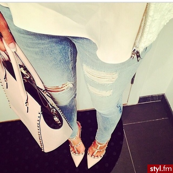 Jeansy Spodnie Moda