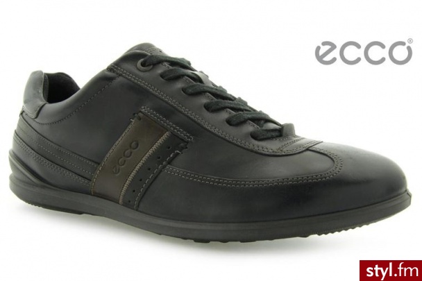 Ecco PÓŁBUTY CHANDER LACE BLACK - Półbuty Buty Moda