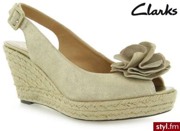 Clarks Sinitta Bahama Metallic - Koturny Buty Moda