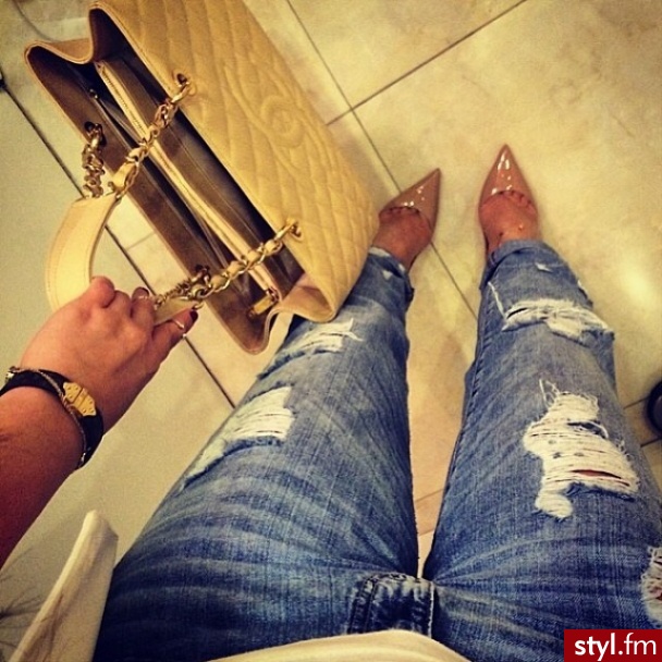 Jeansy Spodnie Moda