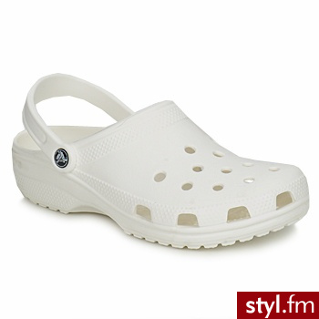 Crocs Chodaki CLASSIC CAYMAN White - Pozostałe Buty Moda
