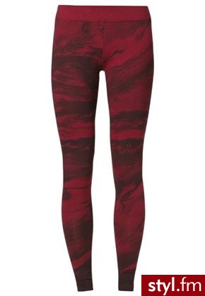 55 DSL Legginsy czerwony (05D13C) - Leginsy Spodnie Moda