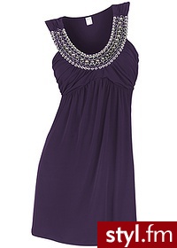 Bonprix Sukienka fioletowy 976908_11721 - Pozostałe Sukienki Moda