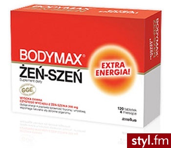 Dansk Droge Bodymax Żen-Szeń tabletki 120szt - Body Bielizna Moda