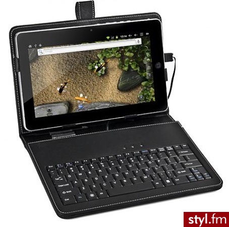 GOCLEVER Keyboard for 7 with Case and Stylus USB 2.0 (MIDKB7/BL) - Portfele i etui Dodatki Moda