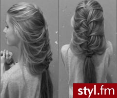 Jesli fotka jest.... I tak dalej ;) Co by do ulu mozna bylo dodac;) - Blond Warkocze Proste Na co dzień Długie Fryzury