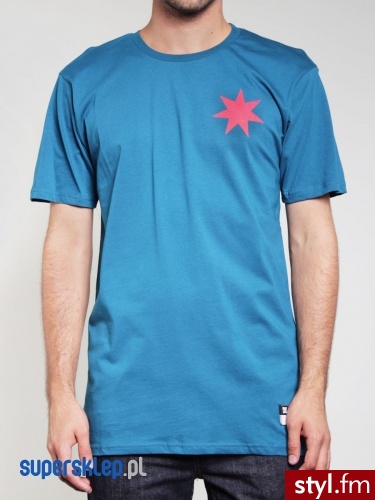 DC T-SHIRT SKATE STAR (BLUE) S - Pozostałe Buty Moda