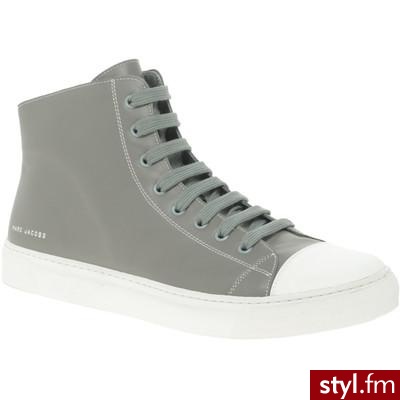 Marc Jacobs Leather Hi-Top Trainers - Polyvore. Pobrano ze strony: http://www.polyvore.com/cgi/thing?id=21227169 - Pozostałe Buty Moda