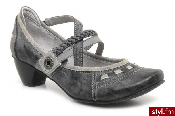 Mustang shoes CZÓŁENKA G2 TOILE W BY (Szary) - Botki Buty Moda