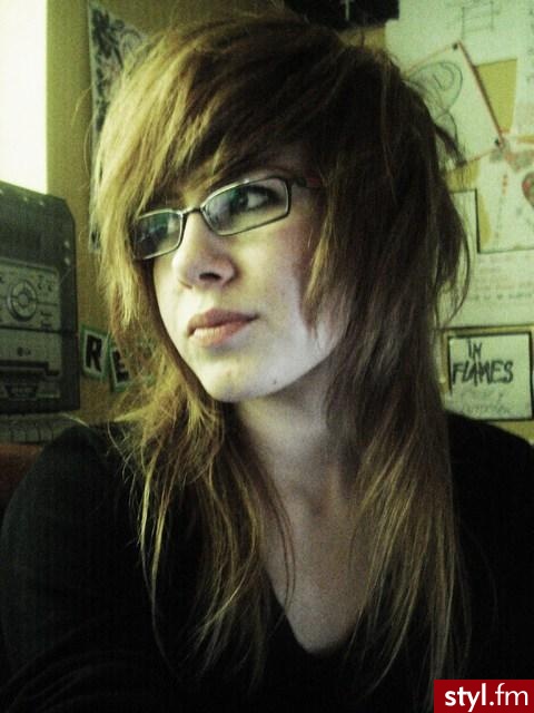 EMO Alternatywne Średnie Fryzury