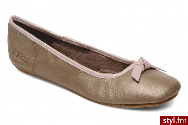 Kickers BALERINKI LIBERTA BY (złoty) - Balerinki Buty Moda