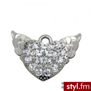 H-S-CHARM 101 srebro 925 rodowane - Wisiorki Biżuteria Moda